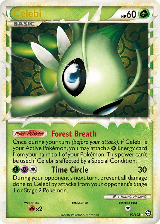 Celebi (92/102) [HeartGold & SoulSilver: Triumphant] - for just $35.25! 