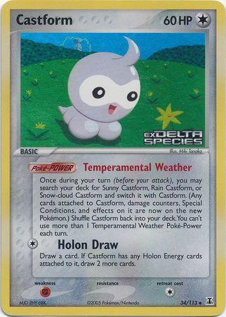 Castform (34/113) (Stamped) [EX: Delta Species] - for just $14.95! 
