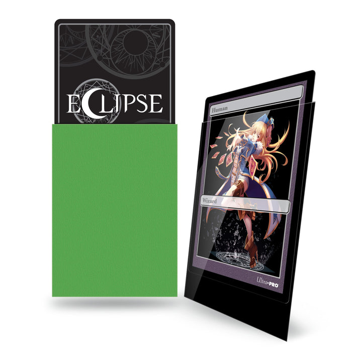 Ultra PRO: Small 60ct Sleeves - Eclipse Gloss (Lime Green) - for just $0! 