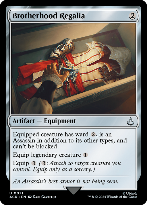 Brotherhood Regalia (ACR-071) - Assassin's Creed - for just $2.26! 