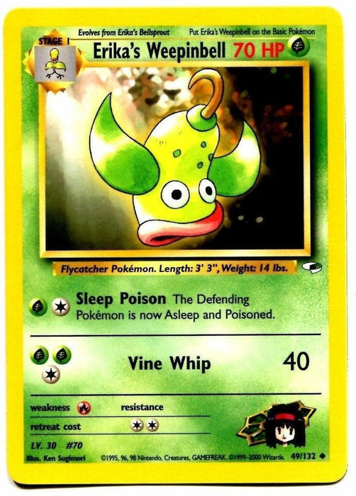 Erika's Weepinbell (49/132) [Gym Heroes Unlimited] - for just $0.55! 
