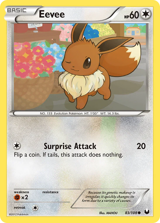 Eevee (83/108) [Black & White: Dark Explorers] - for just $2.75! 
