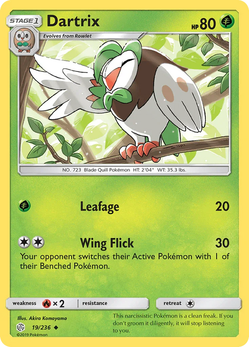 Dartrix (19/236) [Sun & Moon: Cosmic Eclipse] - for just $0.10! 