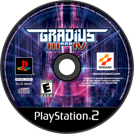 Gradius III and IV – PlayStation 2 (PS2) - for just $0! 