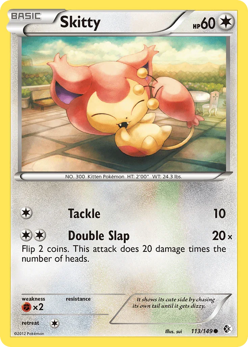 Skitty (113/149) [Black & White: Boundaries Crossed] - for just $0.20! 