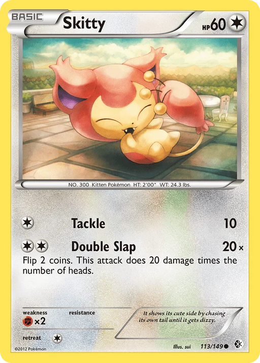 Skitty (113/149) [Black & White: Boundaries Crossed] - for just $0.20! 