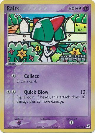 Ralts (81/113) (Stamped) [EX: Delta Species] - for just $7.80! 