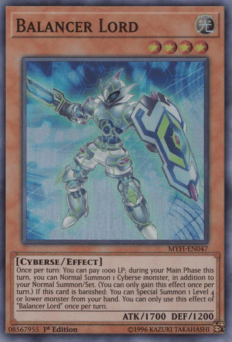 Balancer Lord [MYFI-EN047] Super Rare - for just $0.15! 