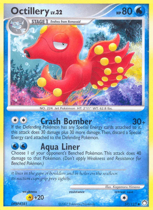 Octillery (57/123) [Diamond & Pearl: Mysterious Treasures] - for just $0.20! 