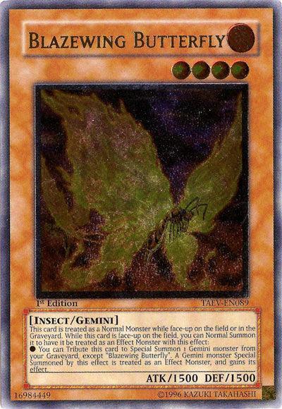 Blazewing Butterfly [TAEV-EN089] Ultimate Rare - for just $7.05! 
