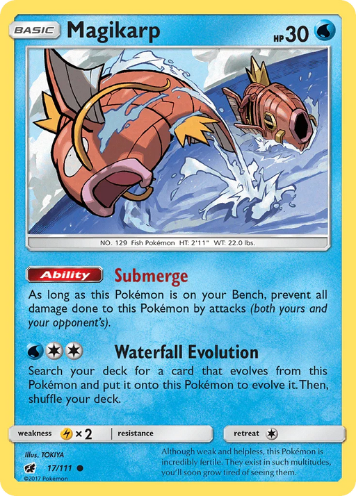 Magikarp (17/111) [Sun & Moon: Crimson Invasion] - for just $0.15! 