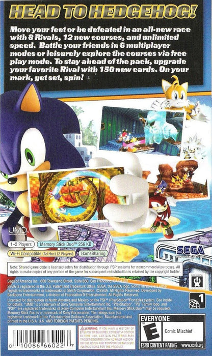 Sonic Rivals 2 – PlayStation Portable (PSP) - for just $22.99! 