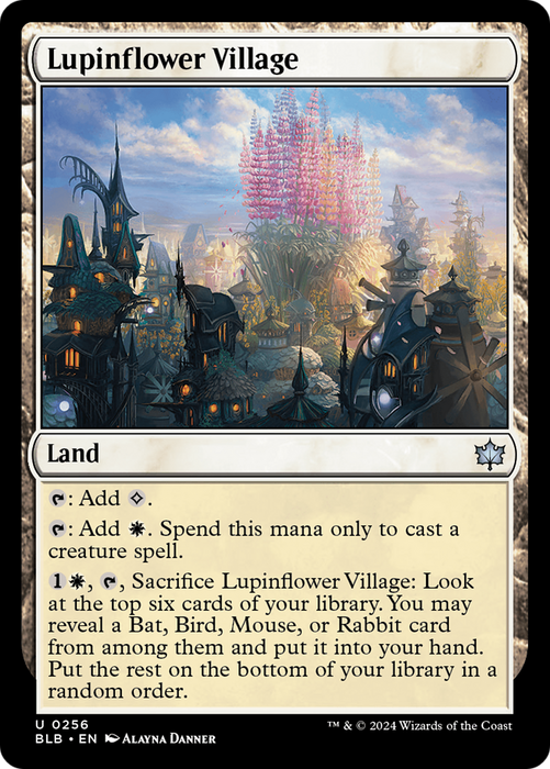 Lupinflower Village (BLB-256) - Bloomburrow - for just $0.08! 