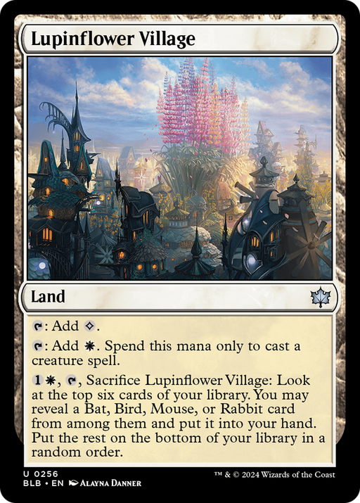 Lupinflower Village (BLB-256) - Bloomburrow - for just $0.08! 