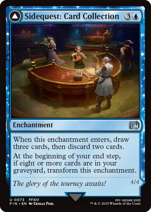 Sidequest: Card Collection // Magicked Card (FIN-073) - FINAL FANTASY: (enchantment) Foil - for just $0.06! 
