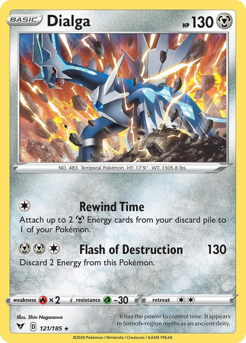 Dialga (121/185) [Sword & Shield: Vivid Voltage] - for just $0.10! 