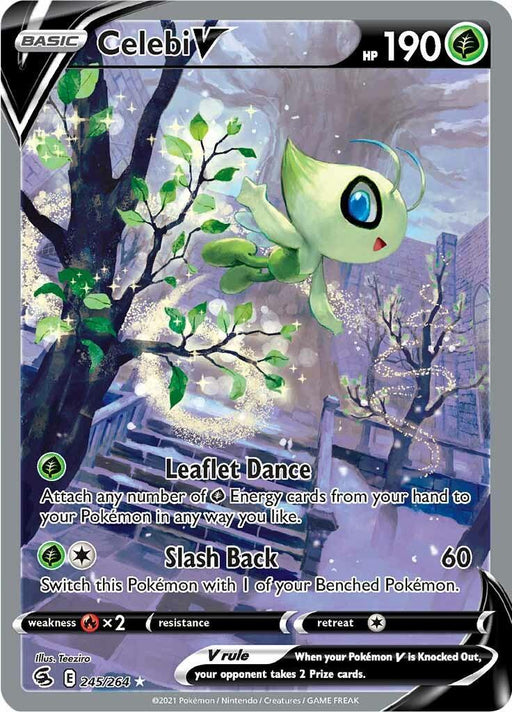 Celebi V (245/264) [Sword & Shield: Fusion Strike] - for just $32.25! 