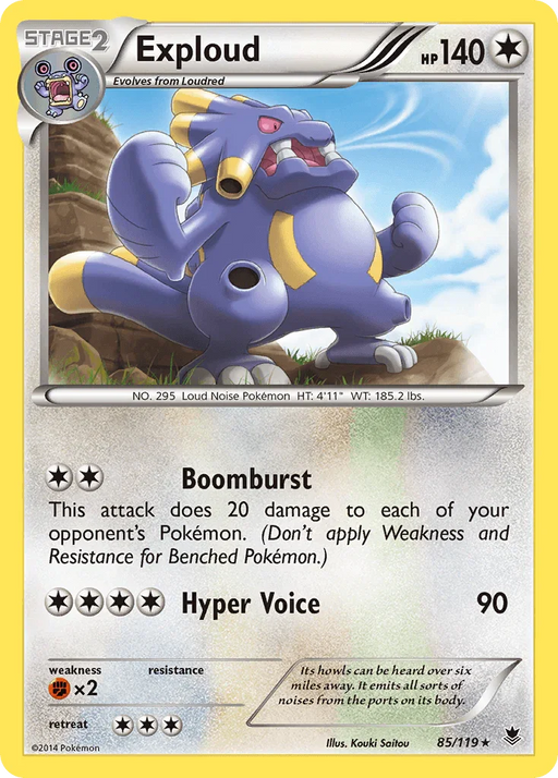 Exploud (85/119) [XY: Phantom Forces] - for just $0.15! 