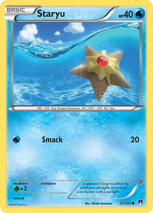Staryu (25/122) [XY: BREAKpoint] - for just $0.10! 