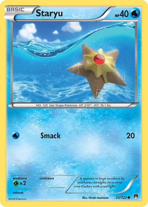 Staryu (25/122) [XY: BREAKpoint] - for just $0.10! 