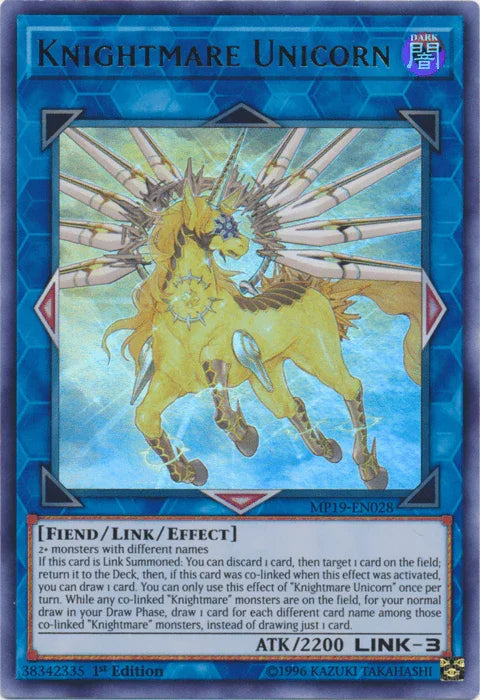 Knightmare Unicorn [MP19-EN028] Ultra Rare - for just $0.20! 