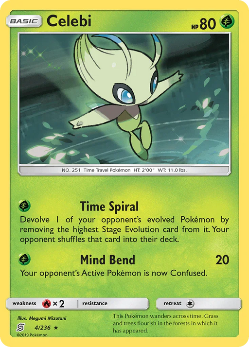 Celebi (4/236) [Sun & Moon: Unified Minds] - for just $1.15! 