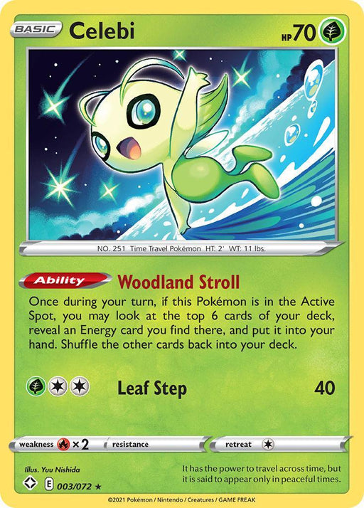 Celebi (003/072) [Sword & Shield: Shining Fates] - for just $0.10! 