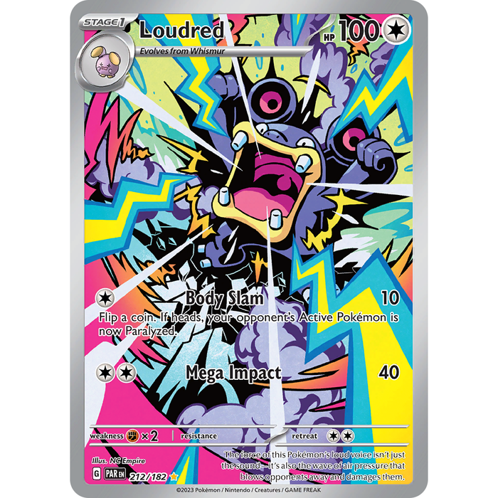 Loudred (212/182) [Scarlet & Violet: Paradox Rift] - Just $4! Shop now at Retro Gaming of Denver