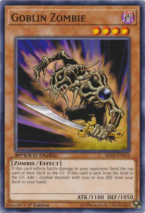 Goblin Zombie [SBAD-EN018] Common - for just $0.25! 