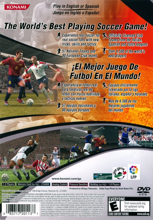 Winning Eleven 8 – PlayStation 2 (PS2) - for just $14.99! 