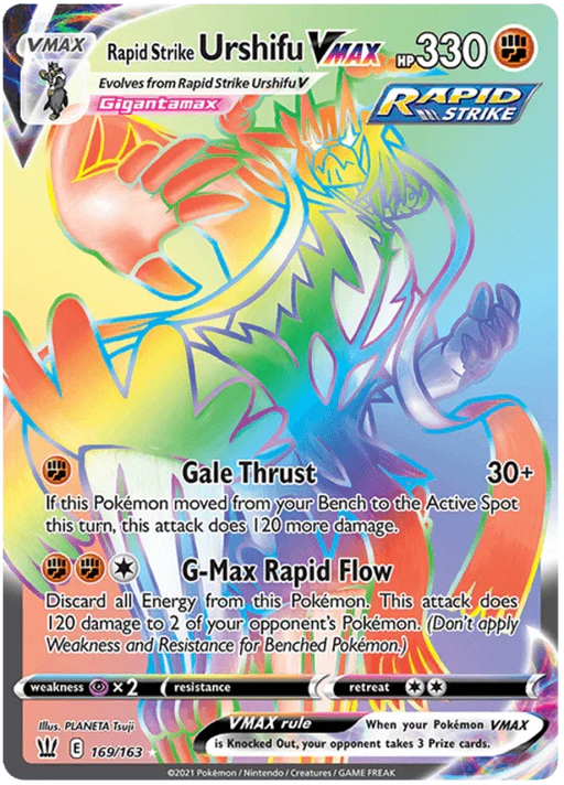 Rapid Strike Urshifu VMAX (169/163) [Sword & Shield: Battle Styles] - for just $4.45! 