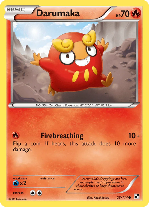 Darumaka (23/114) [Black & White: Base Set] - for just $0.10! 