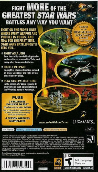 Star Wars: Battlefront II [Greatest Hits] – PlayStation Portable (PSP) - for just $11.99! 