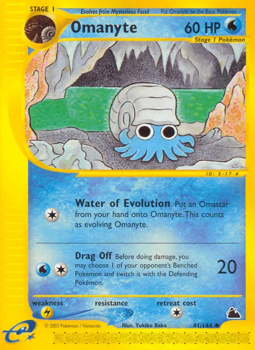 Omanyte (41/144) [Skyridge] - for just $8.20! 