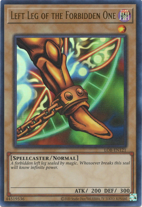 Left Leg of the Forbidden One (25th Anniversary) [LOB-EN121] Ultra Rare - for just $6.85! 