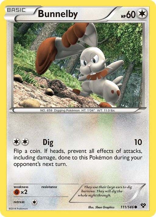 Bunnelby (111/146) [XY: Base Set] - for just $0.10! 