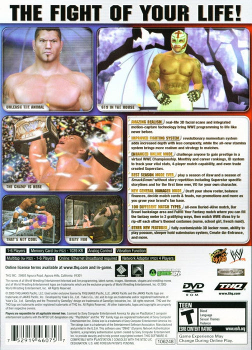 WWE SmackDown vs. Raw 2006 – PlayStation 2 (PS2) - for just $14.99! 
