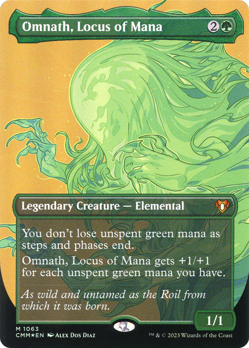 Omnath, Locus of Mana (CMM-1063) - Commander Masters (Borderless) Foil - for just $8.97! 