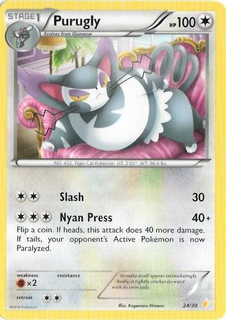 Purugly (24/30) [XY: Trainer Kit 3 - Pikachu Libre] - for just $0.10! 