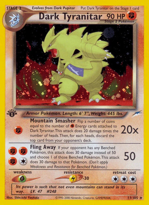 Dark Tyranitar (11/105) [Neo Destiny 1st Edition] - for just $80! 
