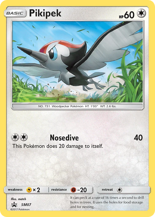 Pikipek (SM07) [Sun & Moon: Black Star Promos] - for just $0.25! 