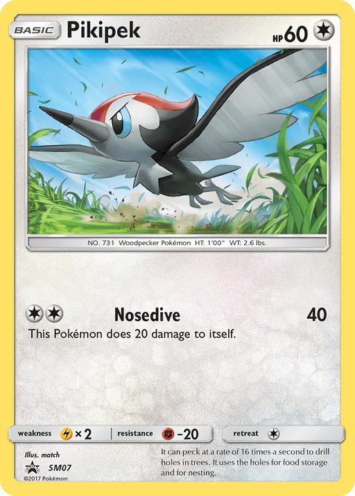 Pikipek (SM07) [Sun & Moon: Black Star Promos] - for just $0.25! 