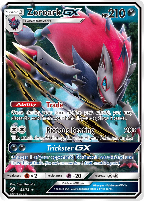 Zoroark GX (53/73) [Sun & Moon: Shining Legends] - for just $1.50! 