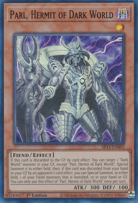 Parl, Hermit of Dark World [SR13-EN003] Super Rare - for just $0.10! 