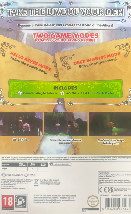 Made In Abyss: Binary Star Falling Into Darkness [Collector's Edition] [PAL] – Nintendo Switch (NS) - for just $0! 