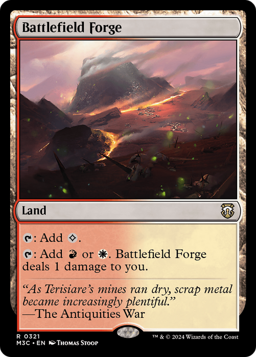 Battlefield Forge (M3C-321) - Modern Horizons 3 Commander - for just $0.11! 