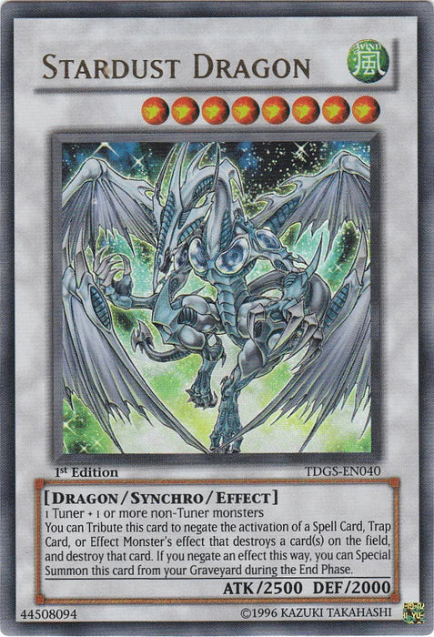 Stardust Dragon [TDGS-EN040] Ultra Rare - for just $12.75! 