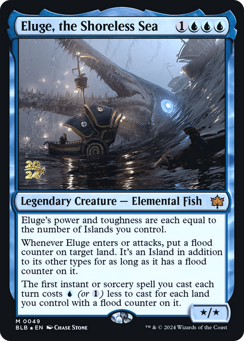Eluge, the Shoreless Sea (PRE-049) - Bloomburrow Promos Foil - for just $1.84! 