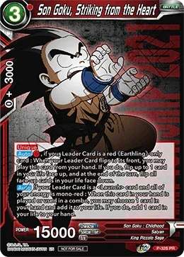 Son Goku, Striking from the Heart (P-328) [Tournament Promotion Cards] - for just $0.15! 