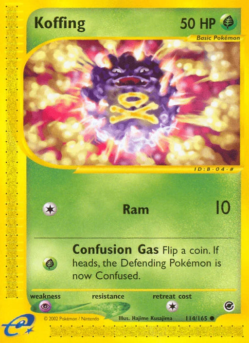 Koffing (114/165) [Expedition: Base Set] - for just $2.10! 